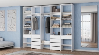 Стеллаж для одежды Мирта 71 BMS по индивидуальному размеру