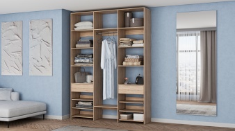 Стеллаж для одежды Мирта 93 BMS по индивидуальному размеру