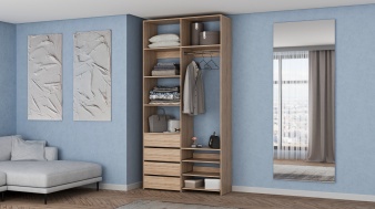 Стеллаж для одежды Мирта 87 BMS по индивидуальному размеру