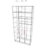 Схема сборки Шкаф распашной Остин Уно 2 BMS