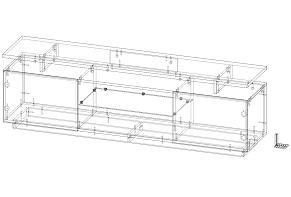 Тумба под тв Морена  (1800х560х400)