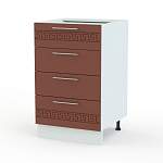 Тумба напольная 4 ящика  Греция BMS - Фото 7