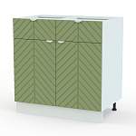 Шкаф нижний с 2-мя дверцами и 2-мя ящиками Анаис BMS - Фото 4