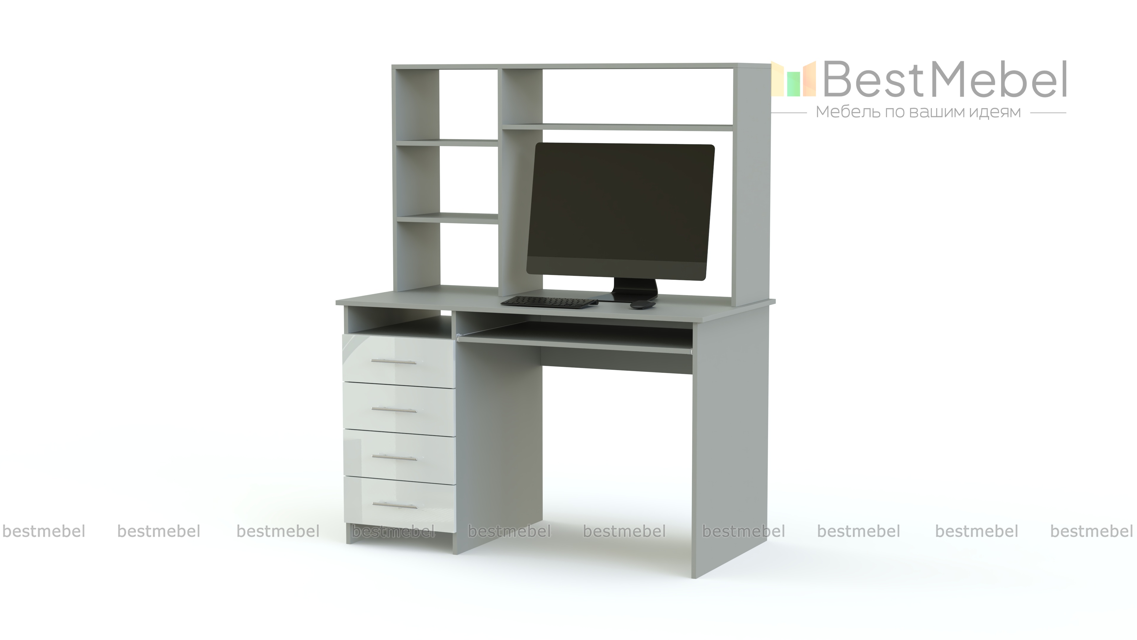 Компьютерный стол Милак глянец 11 BMS