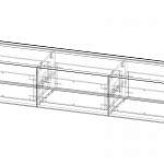 Чертеж Тумба под ТВ Элена 14 BMS