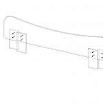 Чертеж Бортик для кровати Теремок-3 BMS