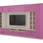 Стенка-горка Вельвет 4 Глянец BMS - Фото 10