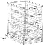 Тумба Алекс Alex 1 (460х750х680)