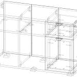 Схема сборки Тумба под ТВ Вихалс Vihals 8