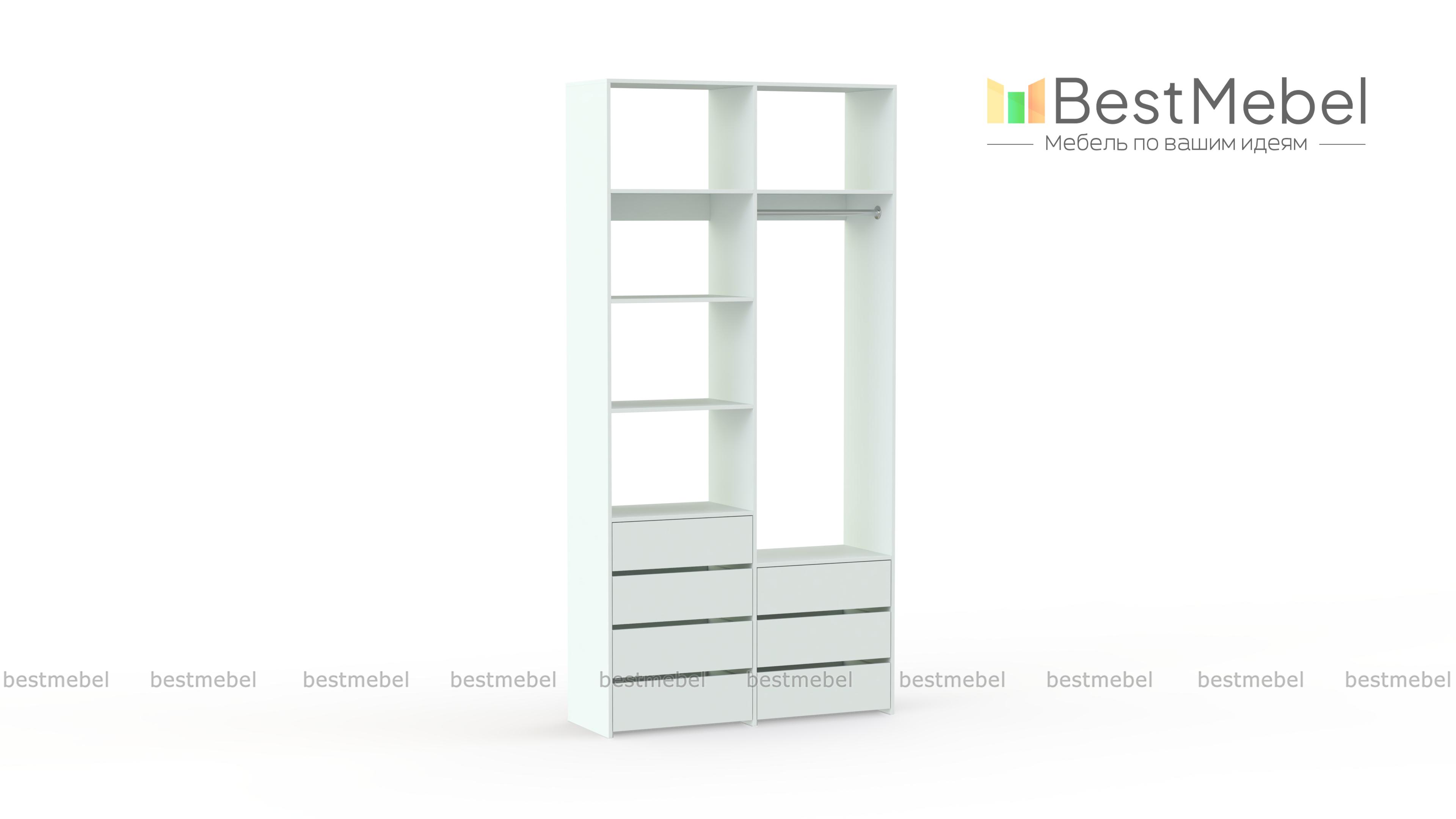 Стеллаж для одежды Мирта 41 BMS - Фото