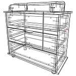 Схема сборки Пеленальный комод Денвер 10 BMS