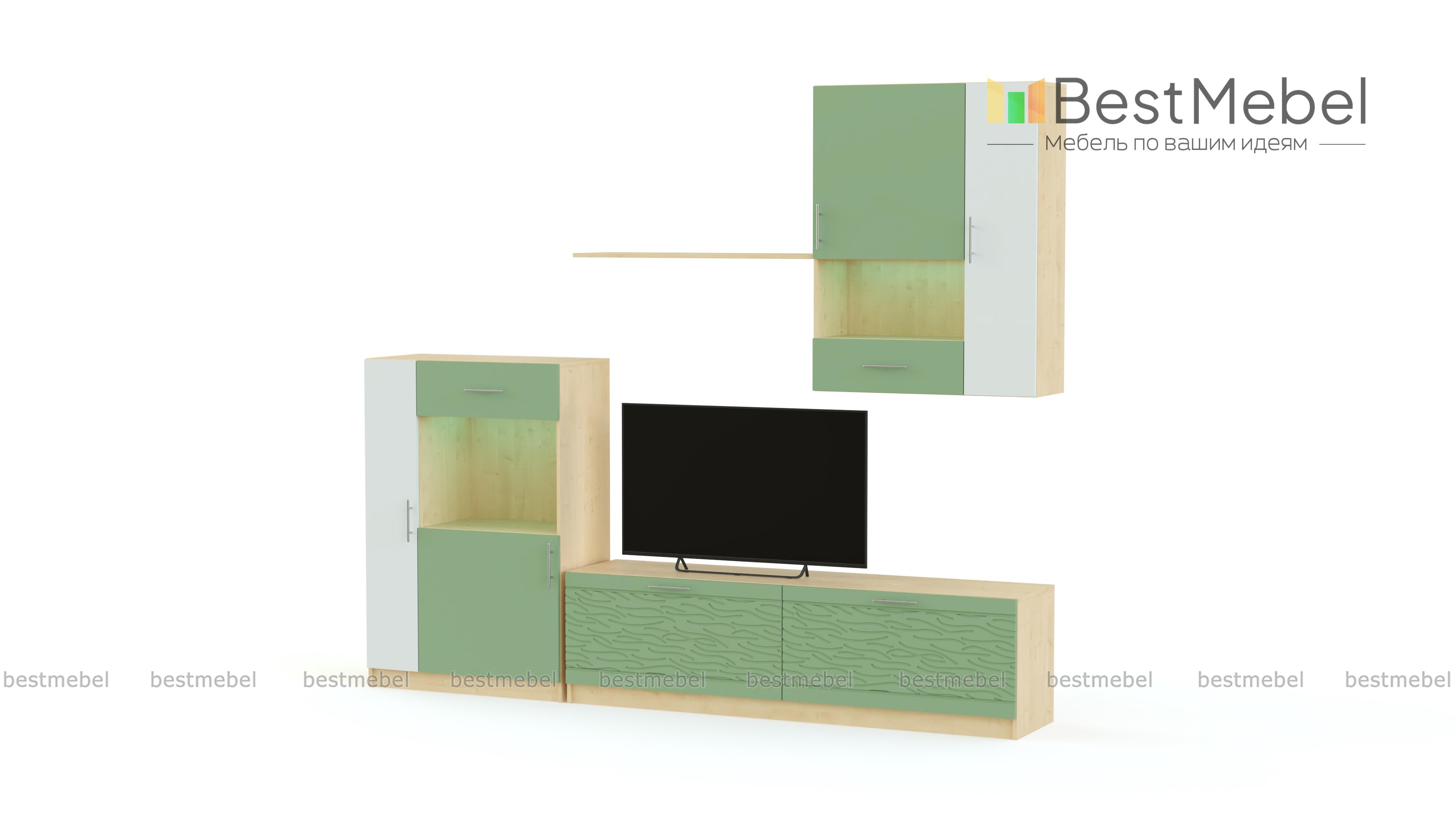 Стенка Вельвет 24 BMS - Фото