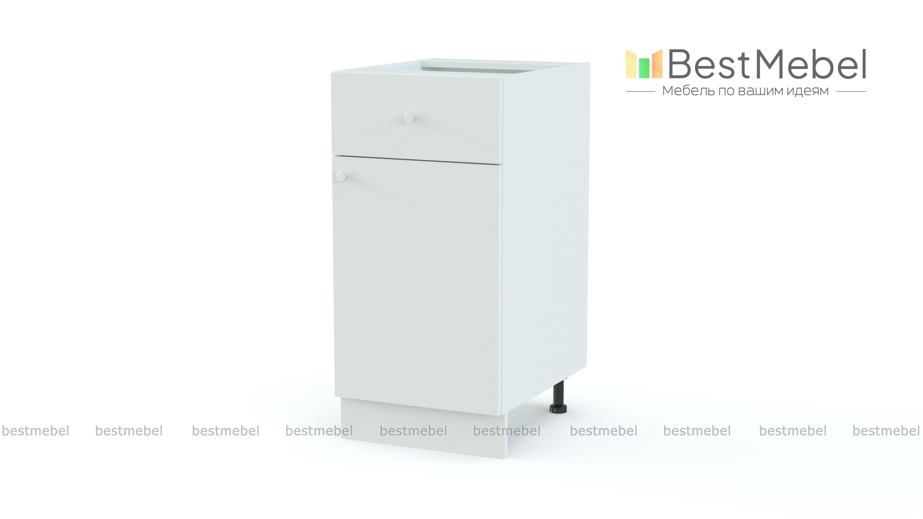 Шкаф напольный Лина с 1 ящиком BMS - Фото