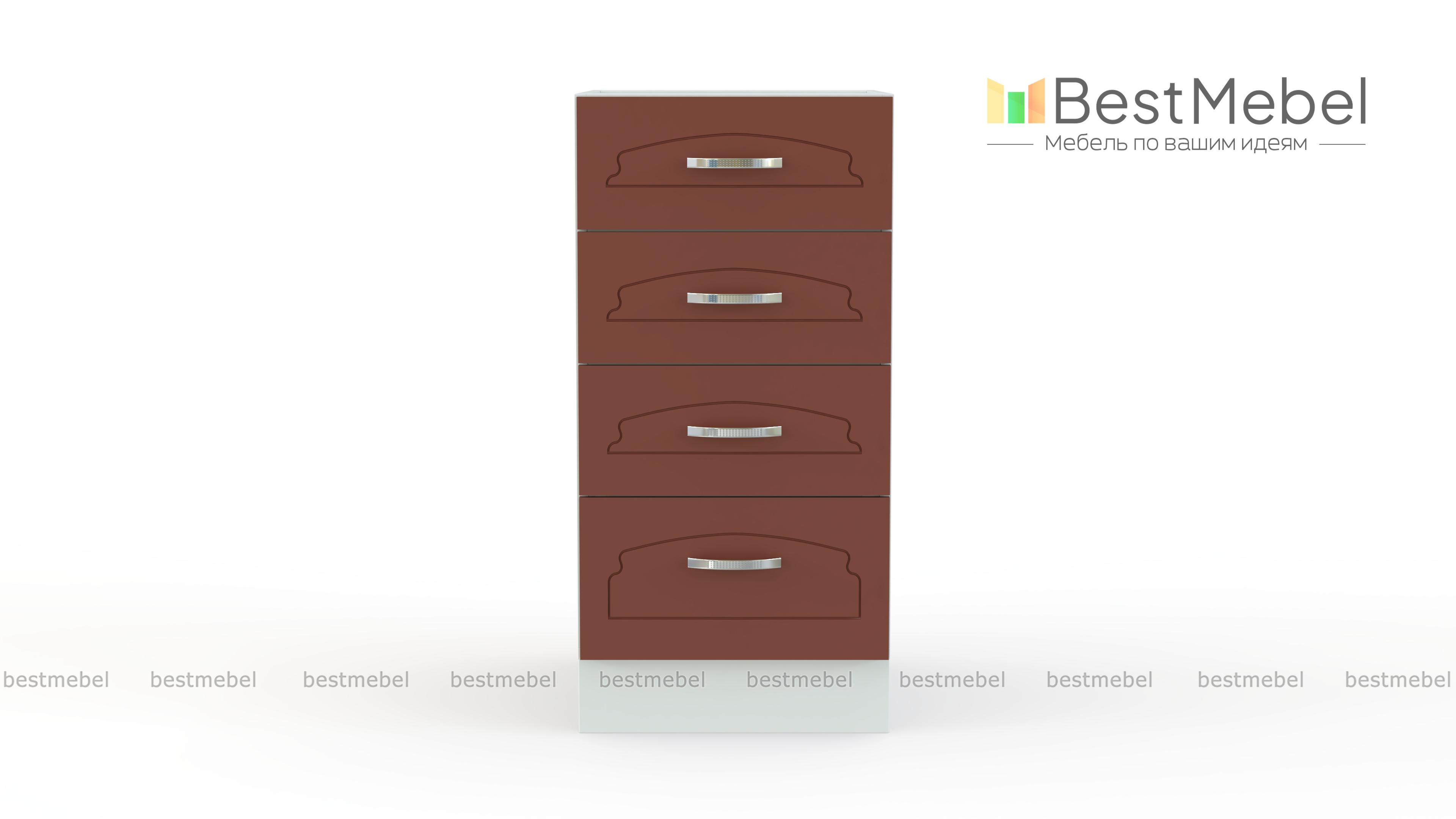 Шкаф нижний с 4-мя ящиками Настя BMS - Фото