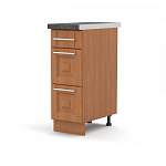 Шкаф нижний с 3-мя выдвижными ящиками Ирен BMS - Фото 10