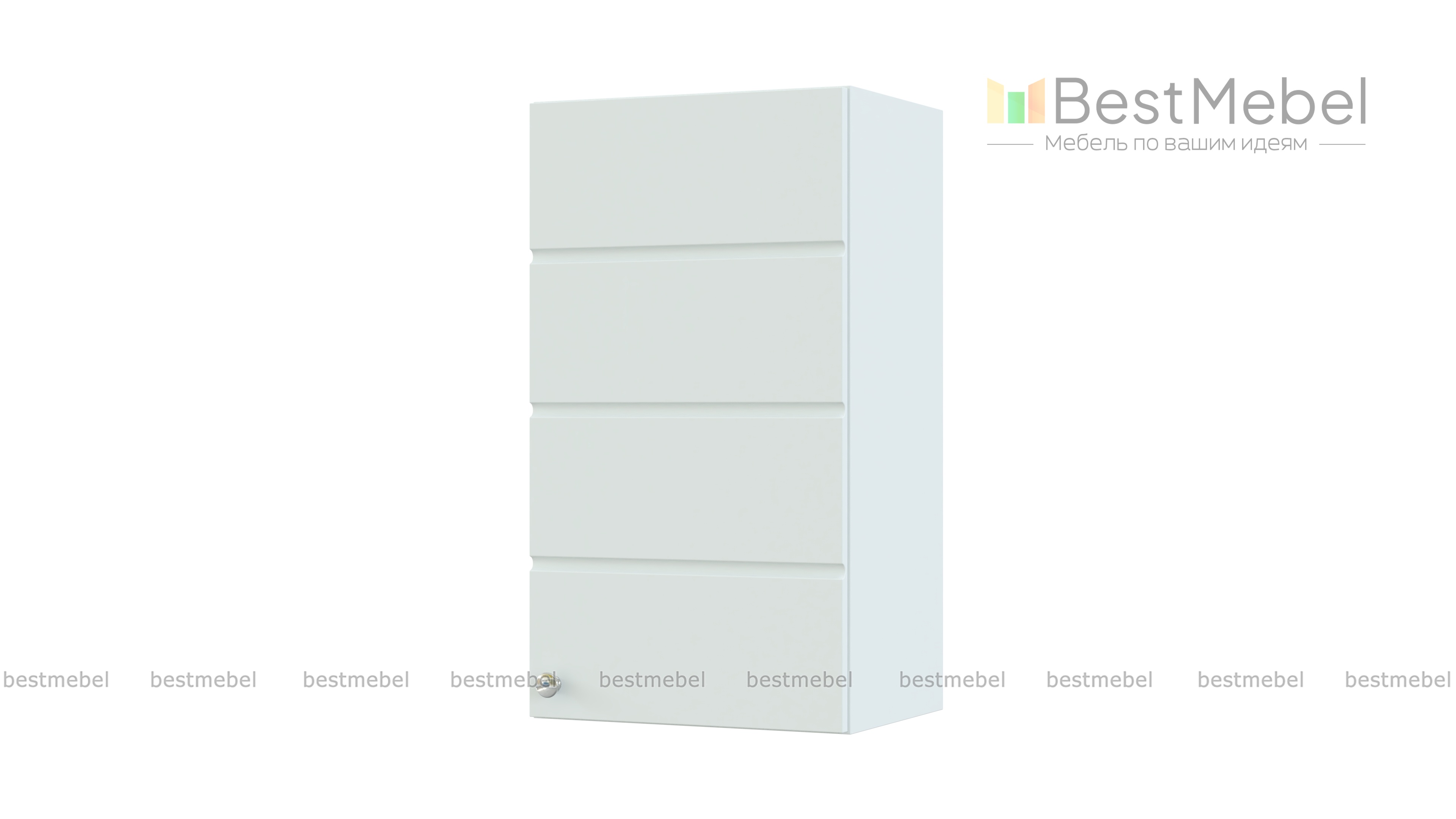 Шкаф навесной Квадро 1 дверь BMS