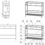 Тумба в ванную Дельта 10 BMS