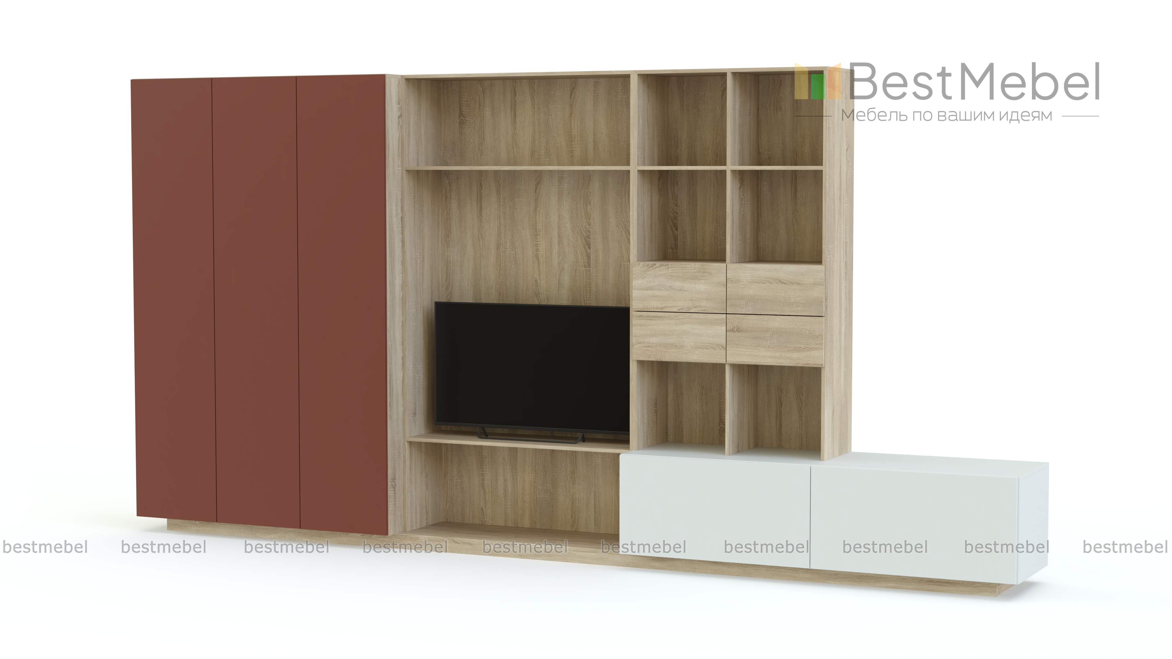 Стенка в гостиную Модерн 33 BMS