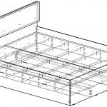 Чертеж Кровать Мишель 1.1 BMS