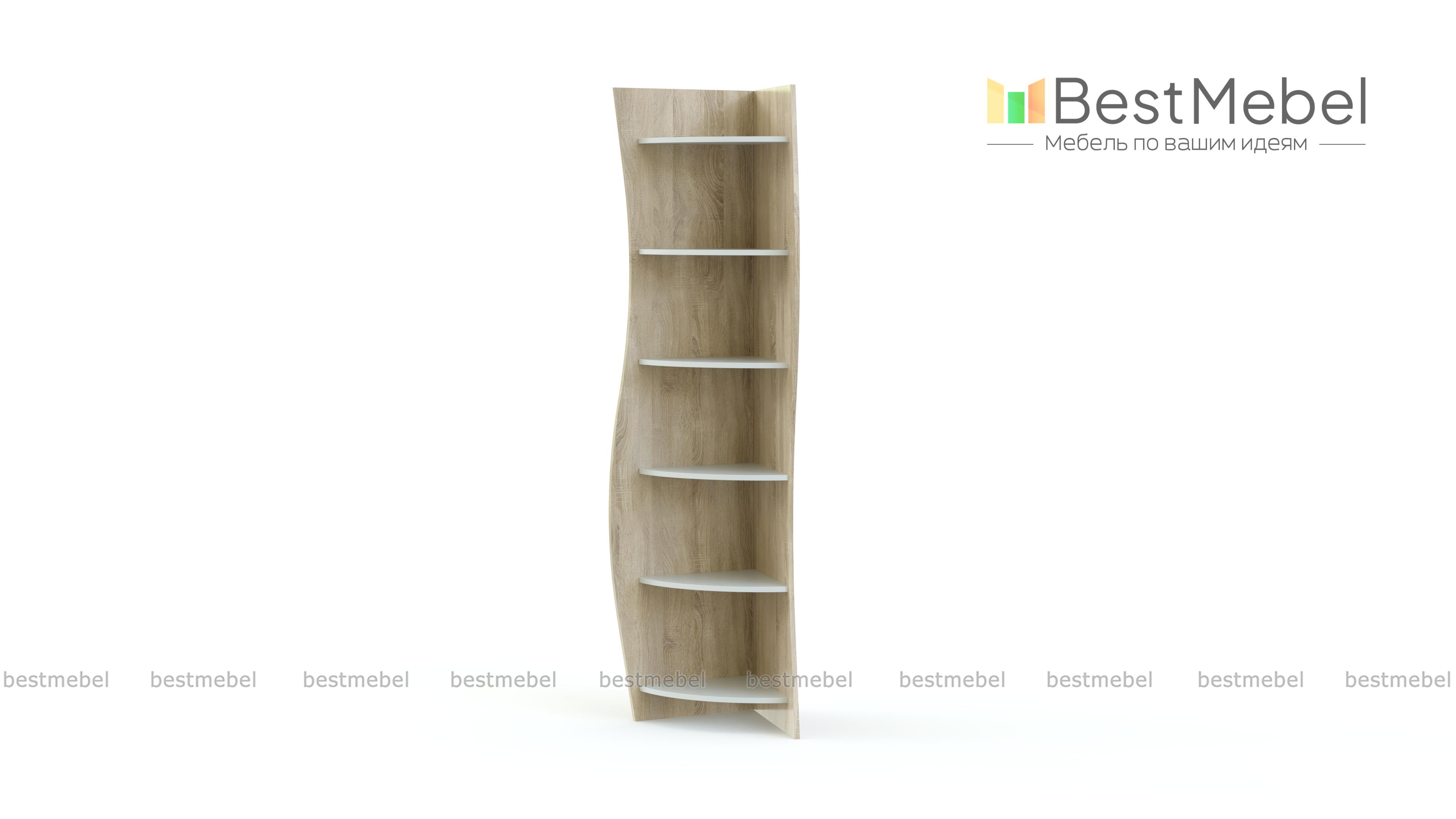 Стеллаж угловой Патрис 2 BMS - Фото