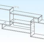 Схема сборки Настенная полка Фанни 2 BMS
