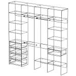 Схема сборки Стеллаж для одежды Мирта 18 BMS