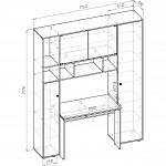 Схема сборки Стол компьютерный Макс 102 BMS