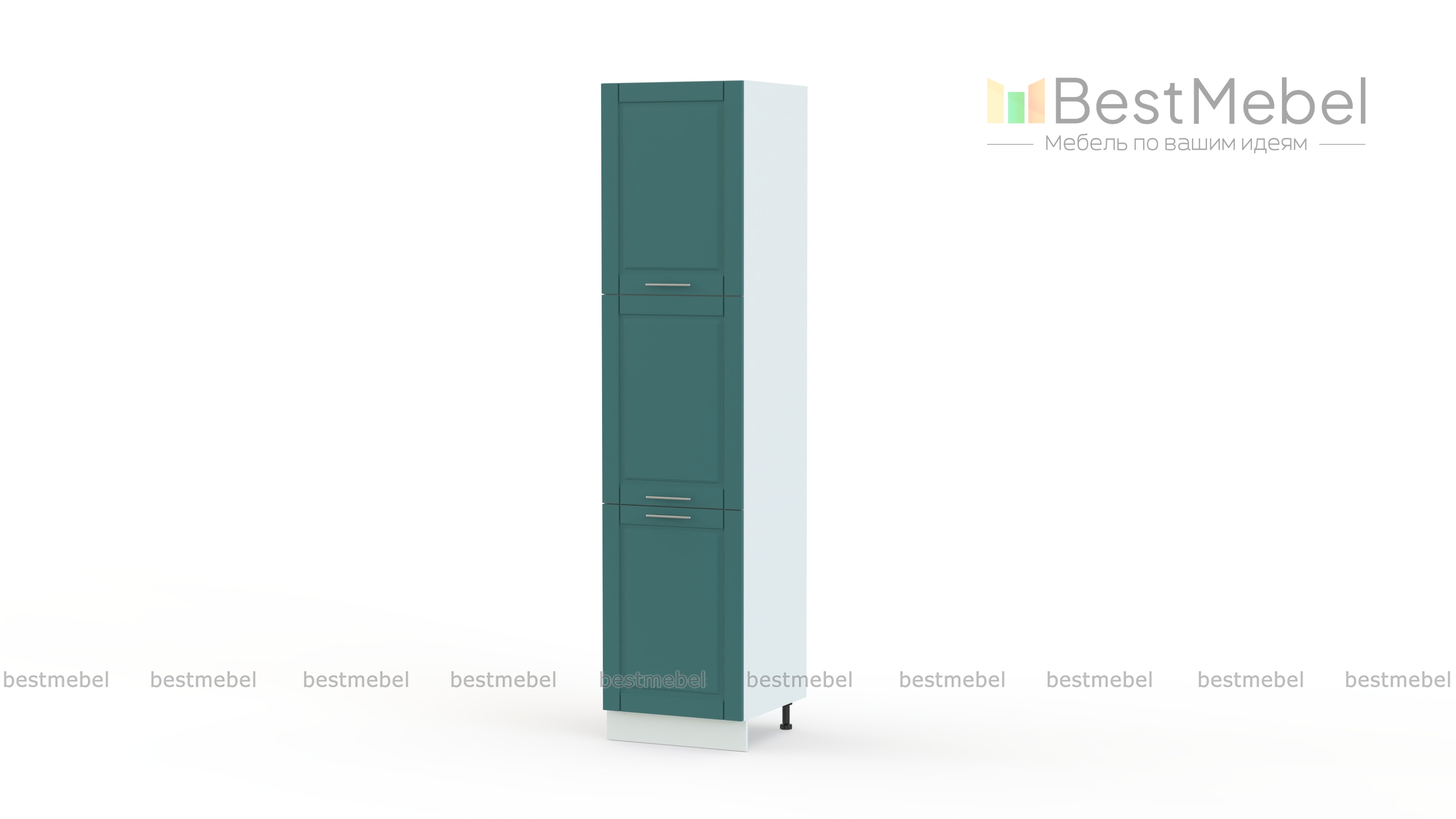 Шкаф-пенал 3 двери Палермо BMS