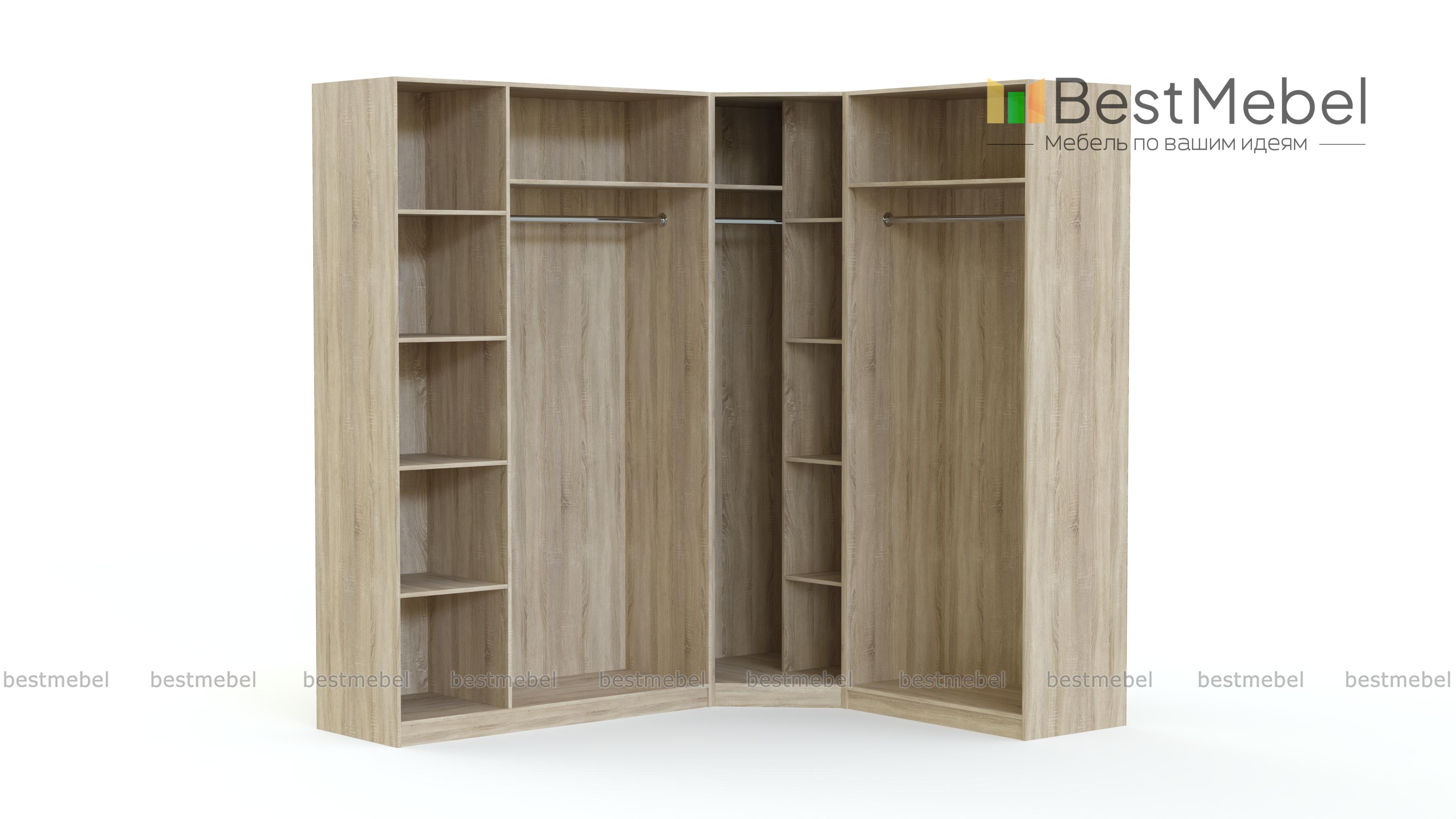 Шкаф угловой Клэр 37 BMS - Фото