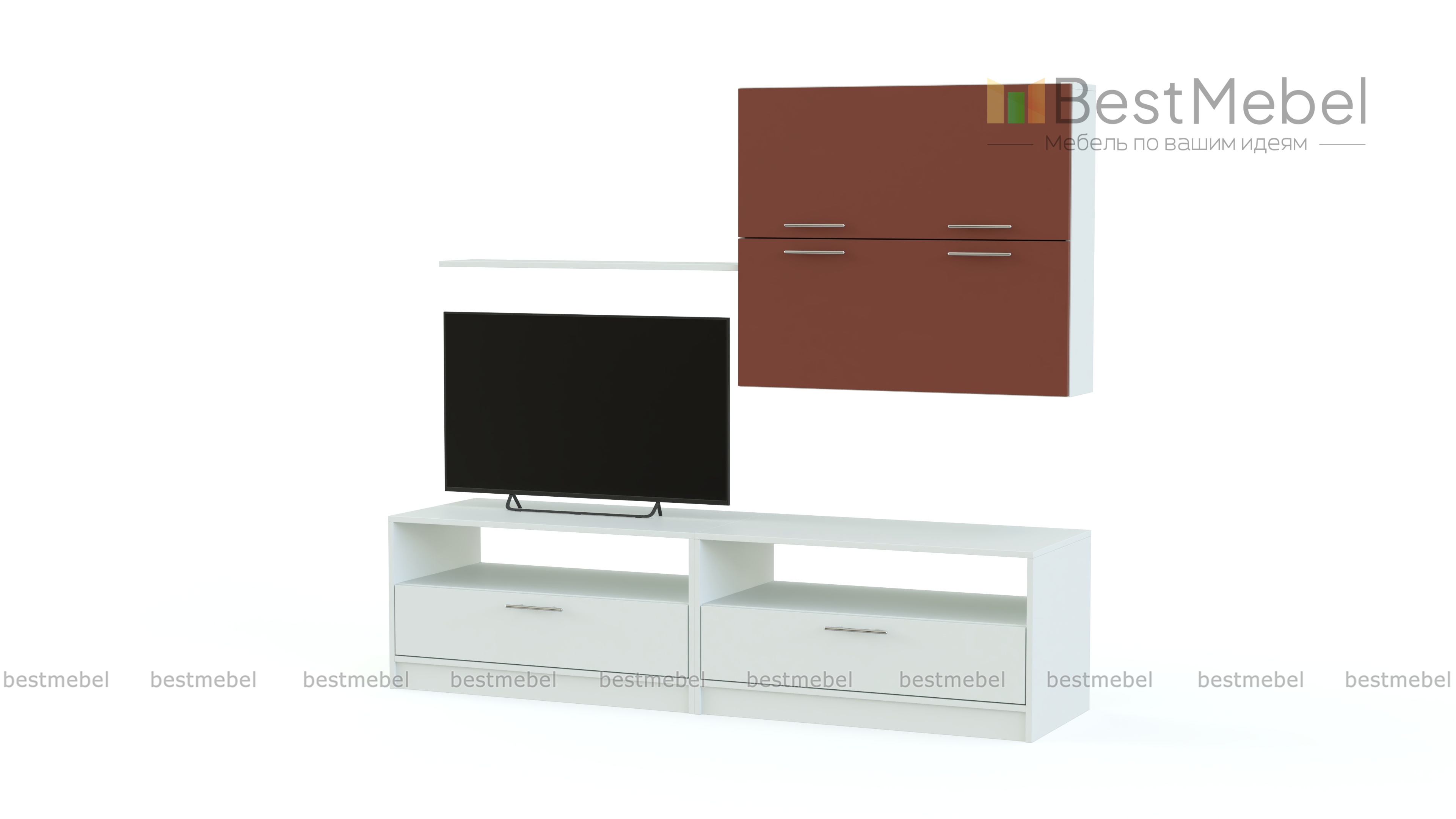 Стенка Глянец-45 МДФ BMS