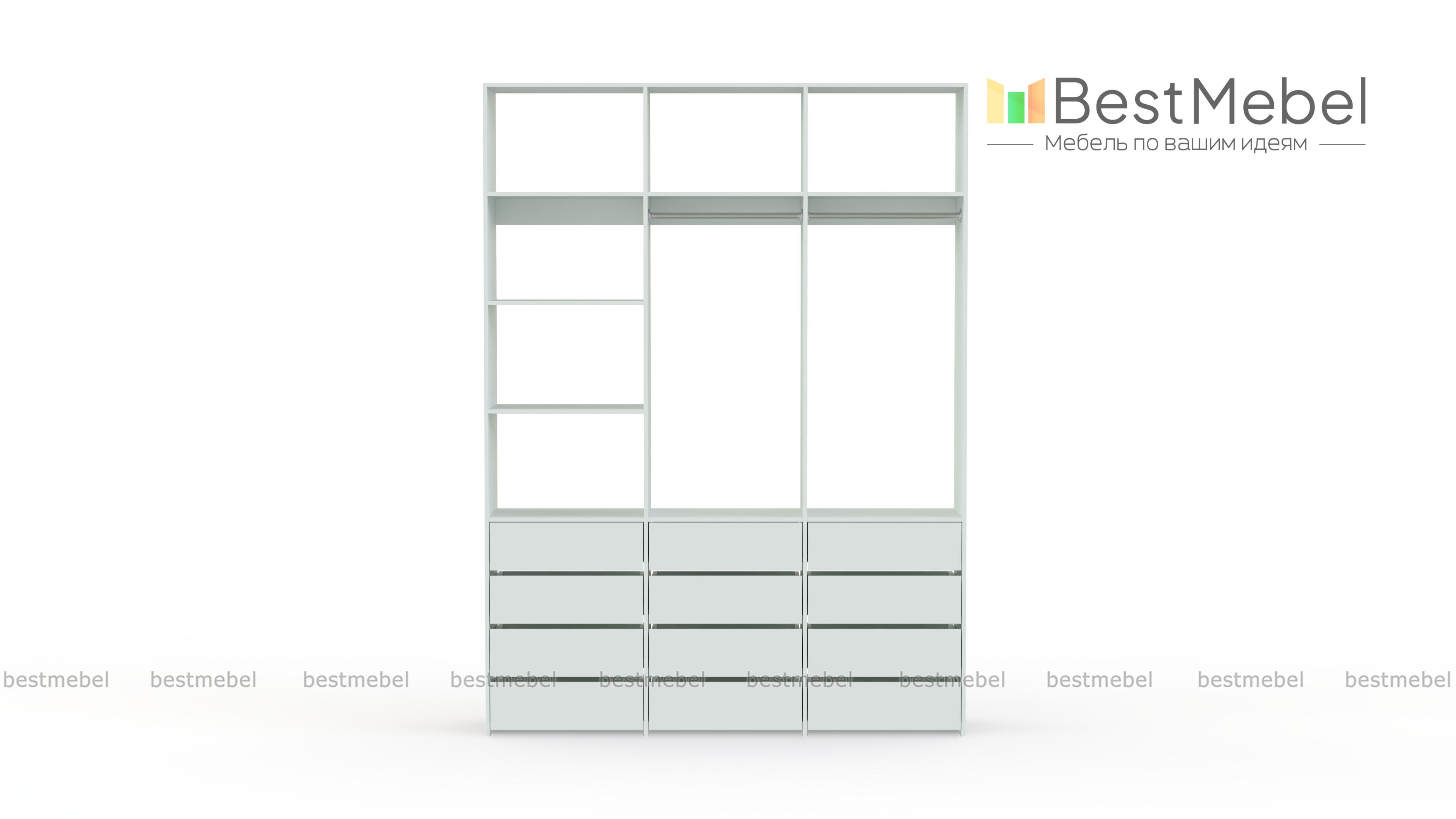 Стеллаж для одежды Мирта 48 BMS - Фото