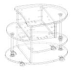 Схема сборки Стол журнальный Джули 5 BMS