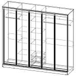 Схема сборки Шкаф-купе Торонто 31 BMS