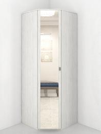 Шкаф угловой с зеркалом Николь BMS(Белье - Платье (нижняя полка) (угл)) (965х2200х965)