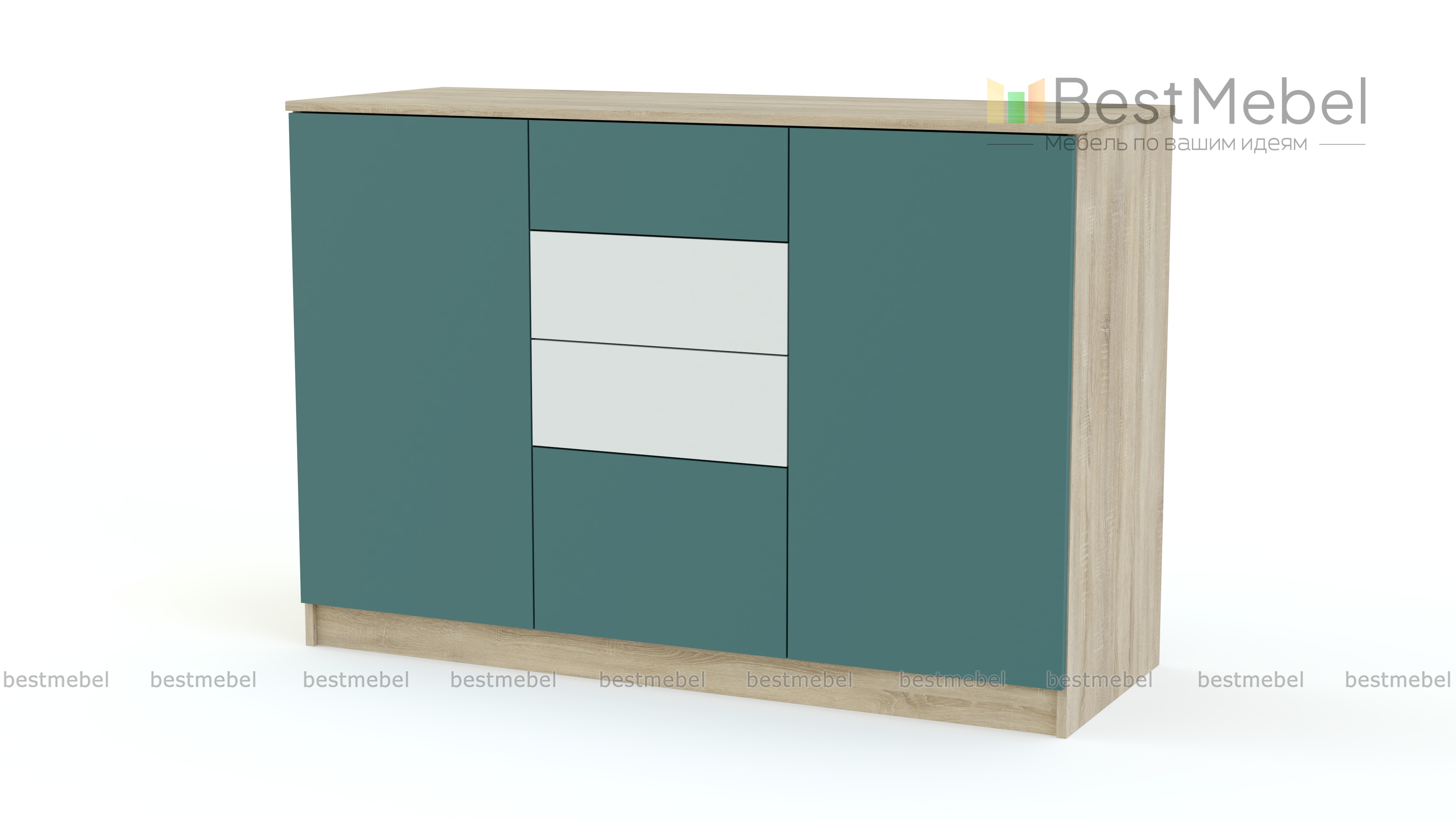 Комод Шайн 17 глянцевый BMS