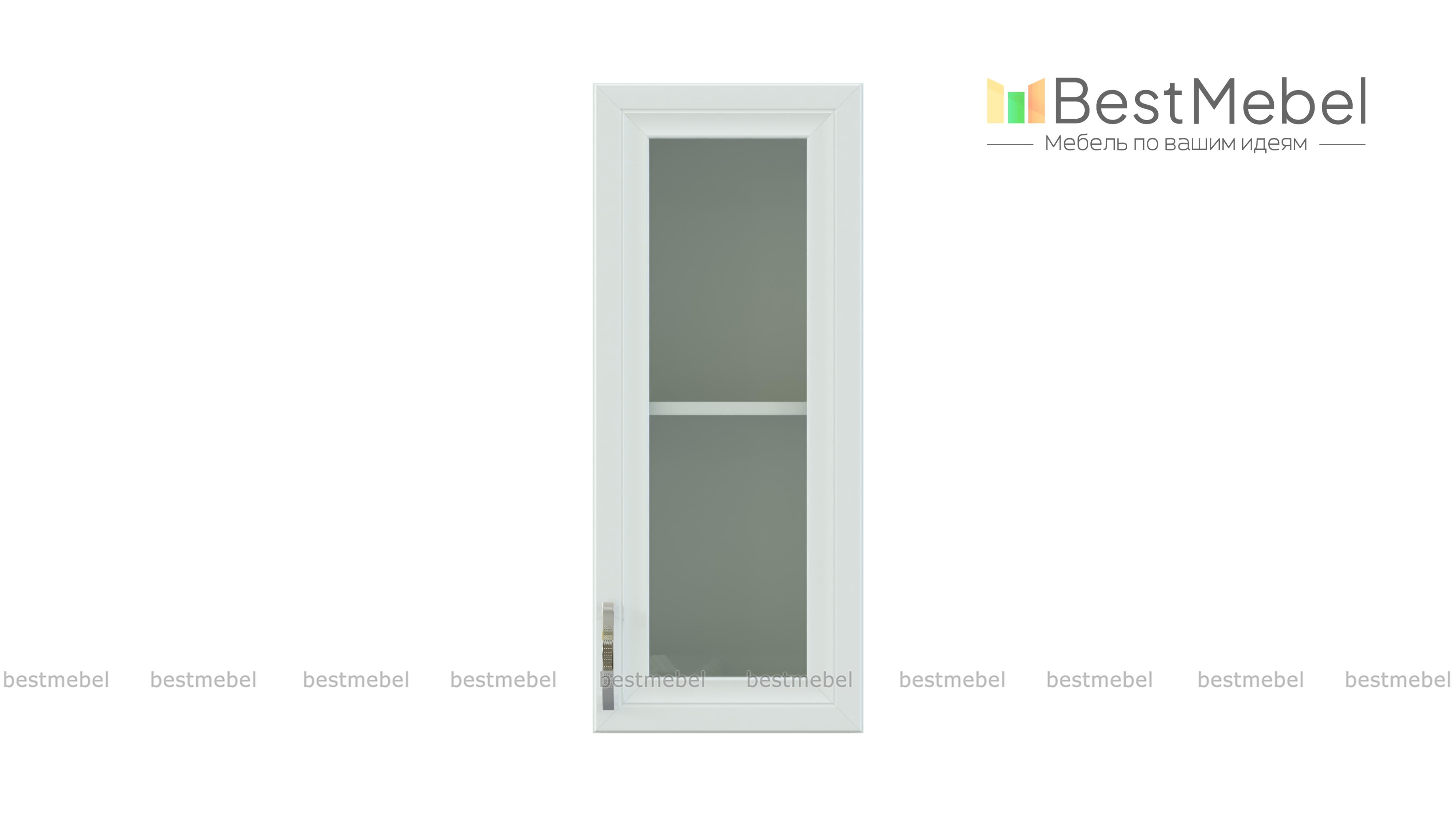 Шкаф-витрина 1ДВ Трапеза Рамочная BMS - Фото