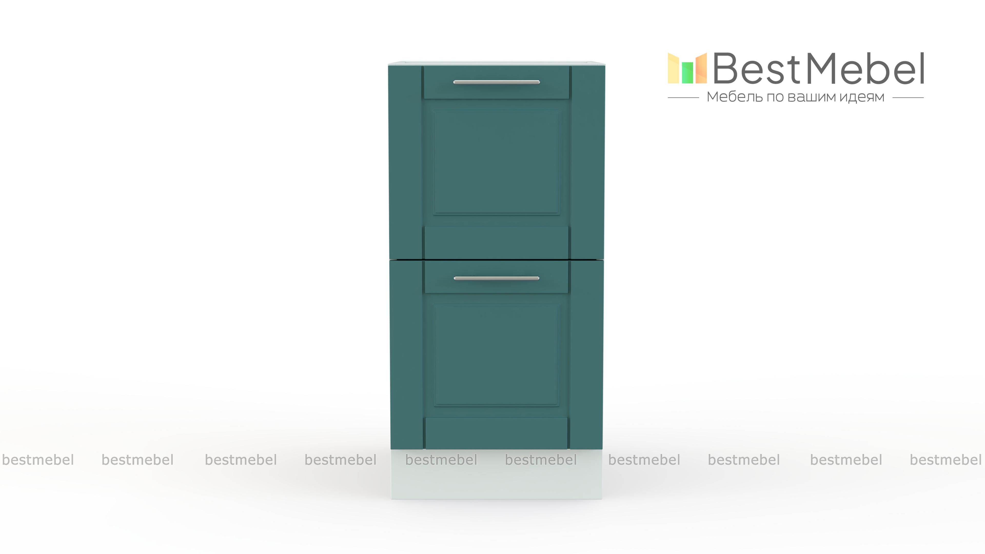 Шкаф нижний 2 ящика Палермо BMS - Фото